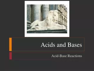 acids and bases