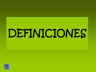 definiciones