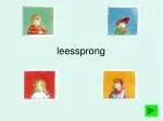 leessprong - slide 1