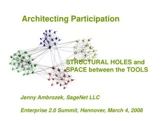 Architecting Participation
