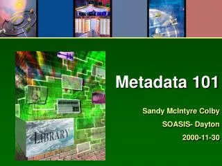 Metadata 101