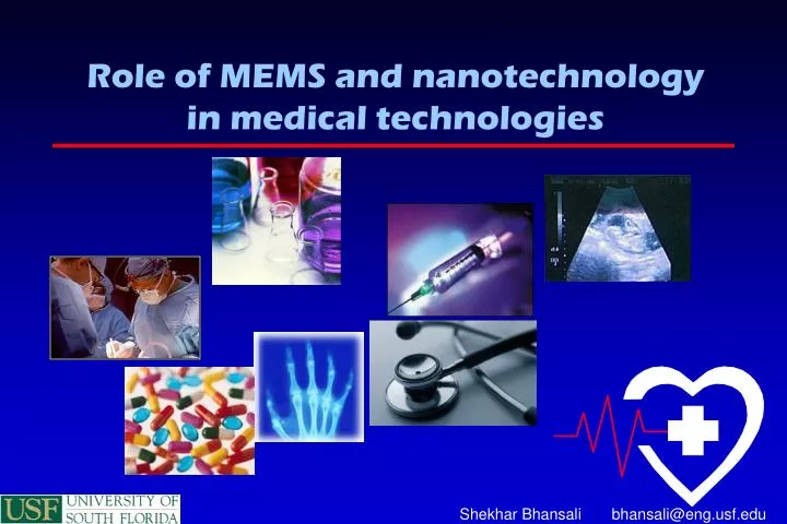 role of mems and nanotechnology in medical technologies