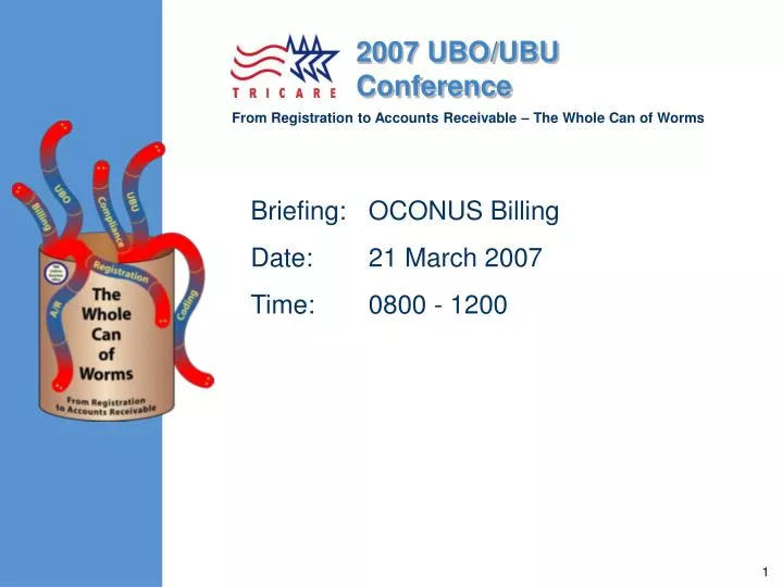 briefing oconus billing date 21 march 2007 time 0800 1200