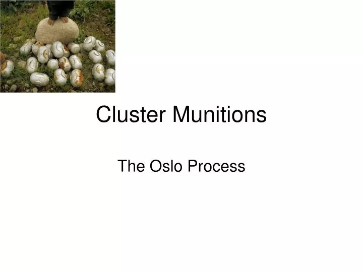 cluster munitions