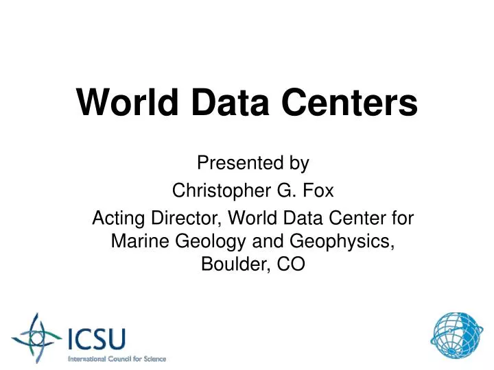 world data centers
