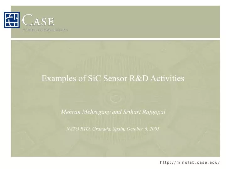 examples of sic sensor r d activities