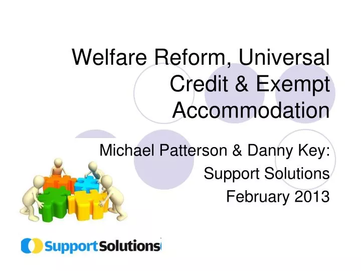 welfare reform universal credit exempt accommodation