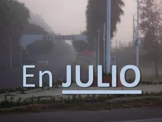 en julio