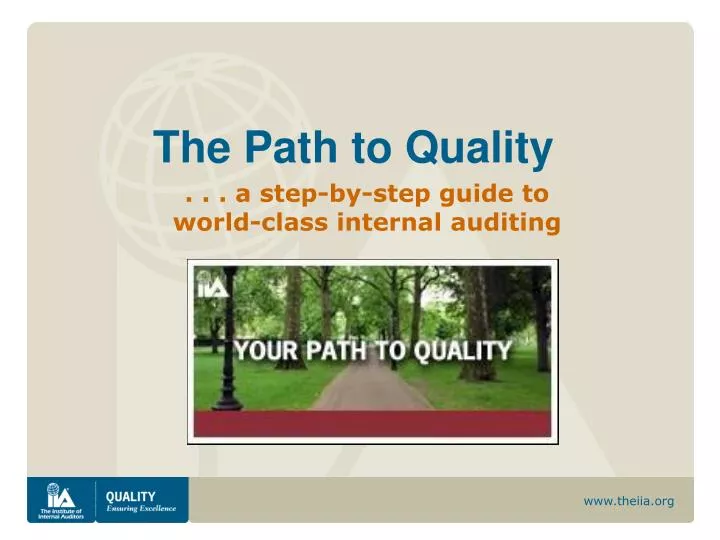 the path to quality