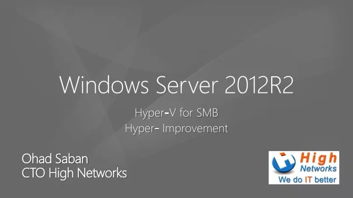 windows server 2012r2