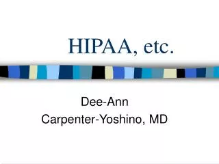hipaa etc