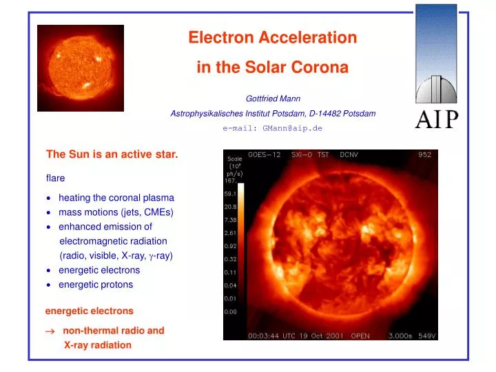 electron acceleration in the solar corona