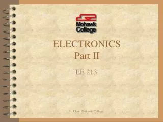 ELECTRONICS Part II
