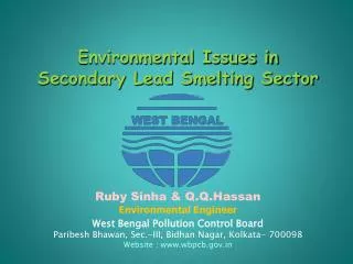 Environmental Issues in Secondary Lead Smelting Sector