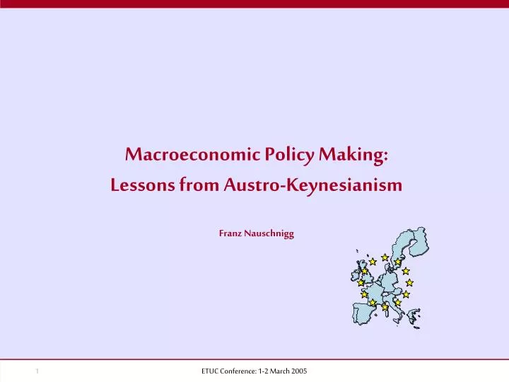 macroeconomic policy making lessons from austro keynesianism franz nauschnigg