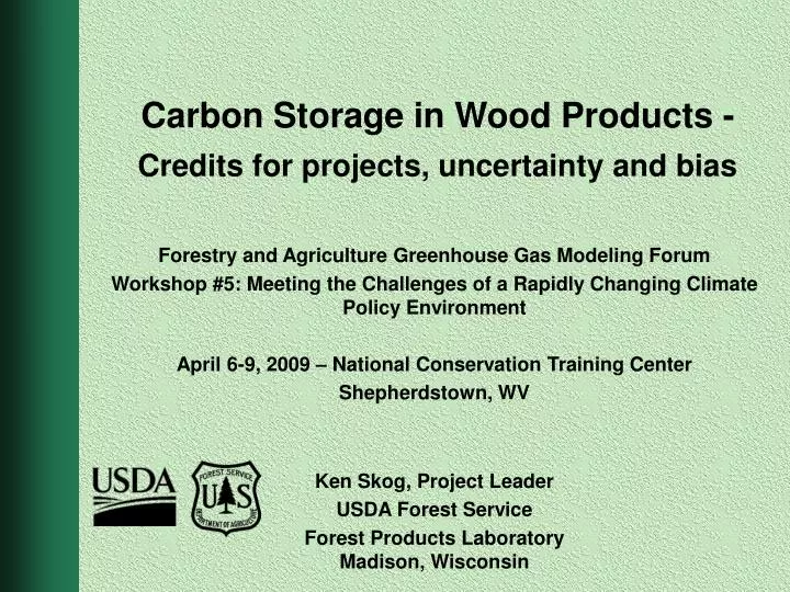 carbon storage in wood products credits for projects uncertainty and bias