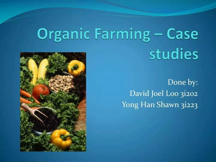 organic farming case studies