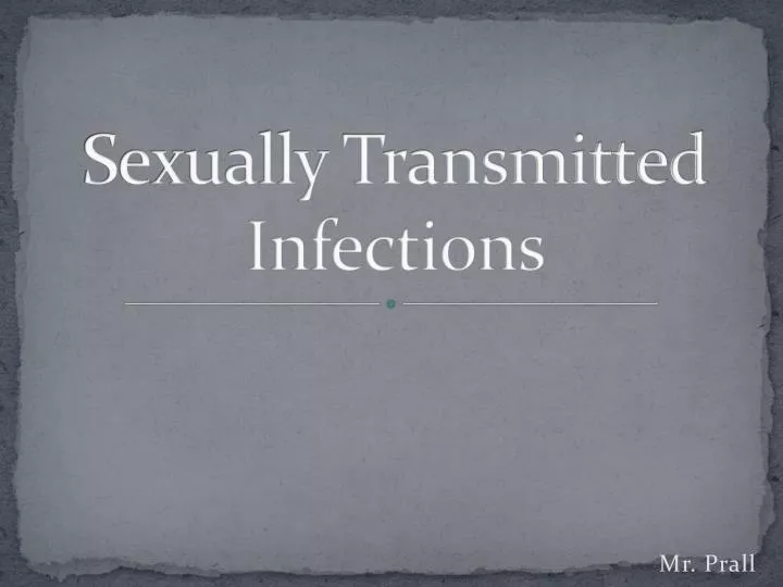 sexually transmitted infections