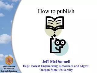 How to publish