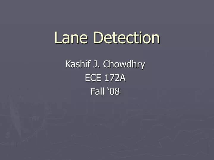 lane detection