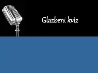 glazbeni kviz