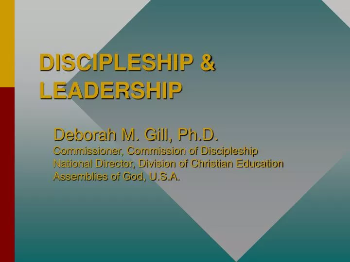 discipleship leadership