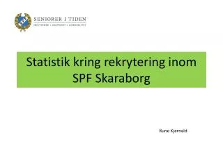 statistik kring rekrytering inom spf skaraborg