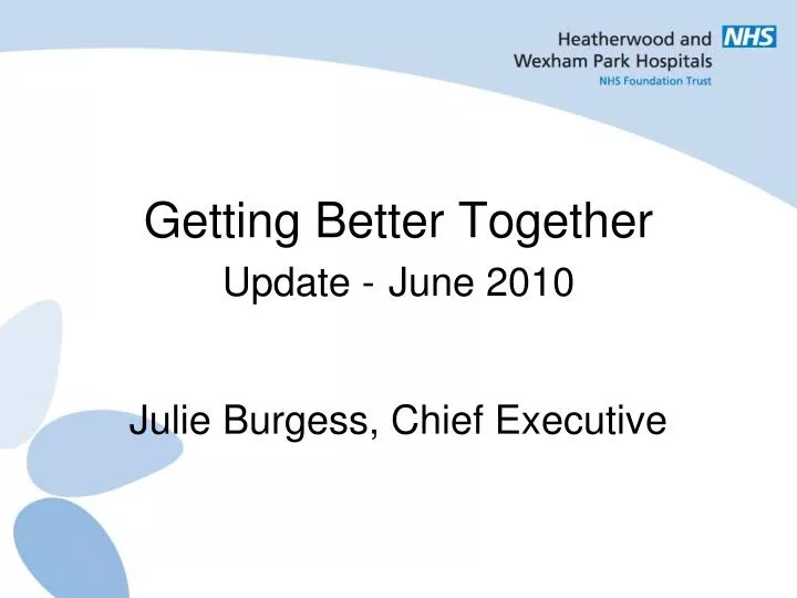 getting better together update june 2010