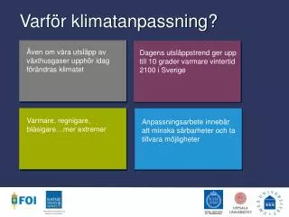 varf r klimatanpassning