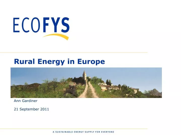 rural energy in europe