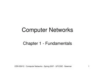 Computer Networks