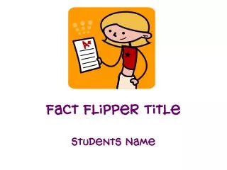 Fact Flipper Title