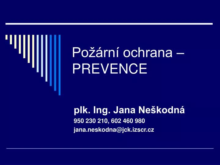 po rn ochrana prevence