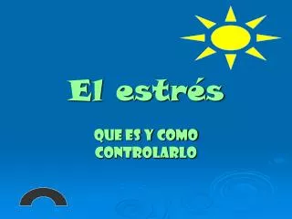 el estr s