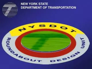 NEW YORK STATE DEPARTMENT OF TRANSPORTATION