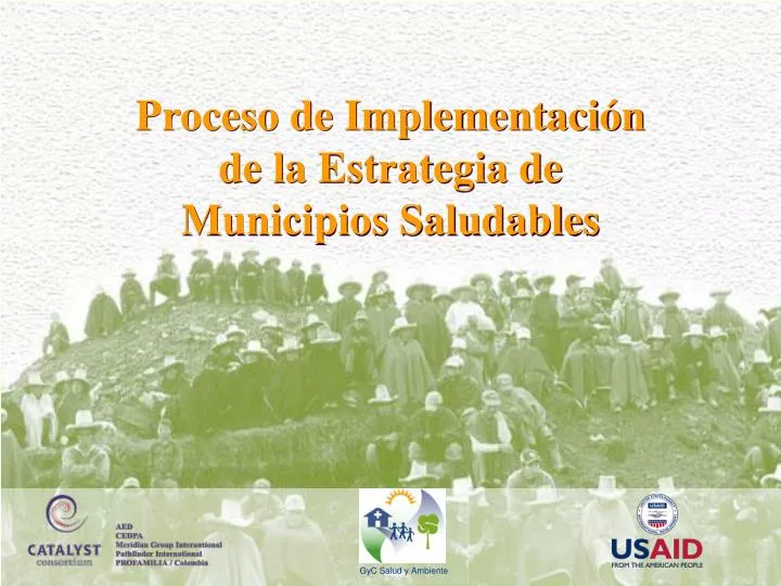 proceso de implementaci n de la estrategia de municipios saludables