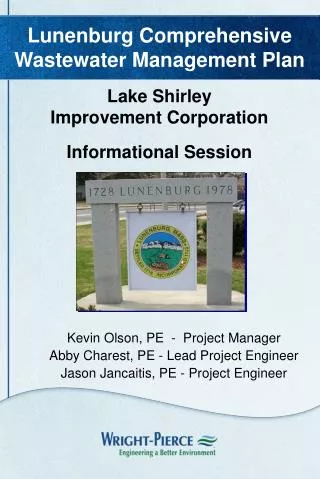 Lake Shirley Improvement Corporation Informational Session