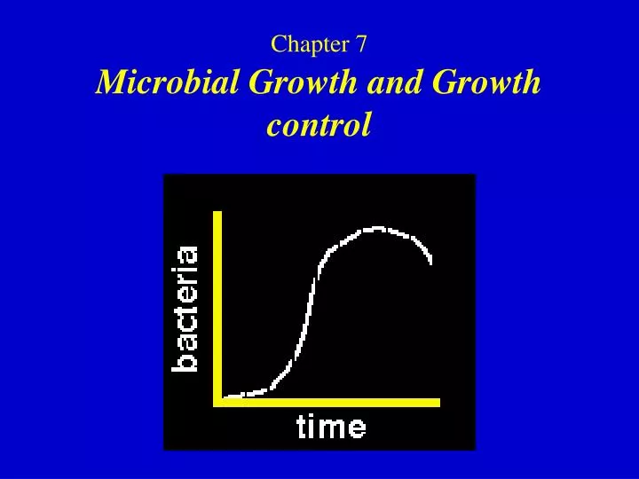chapter 7 microbial growth and growth control