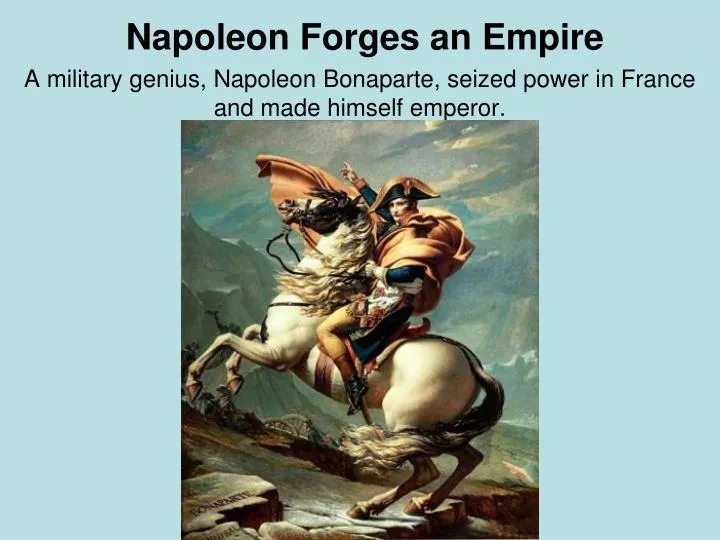napoleon forges an empire