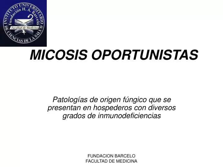 micosis oportunistas