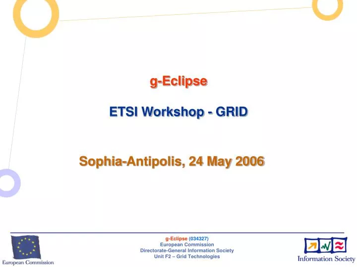 g eclipse etsi workshop grid