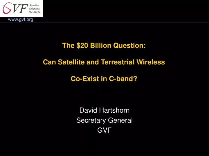 the 20 billion question can satellite and terrestrial wireless co exist in c band