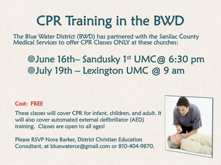 cpr training in the bwd