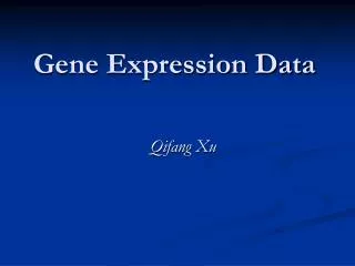 Gene Expression Data