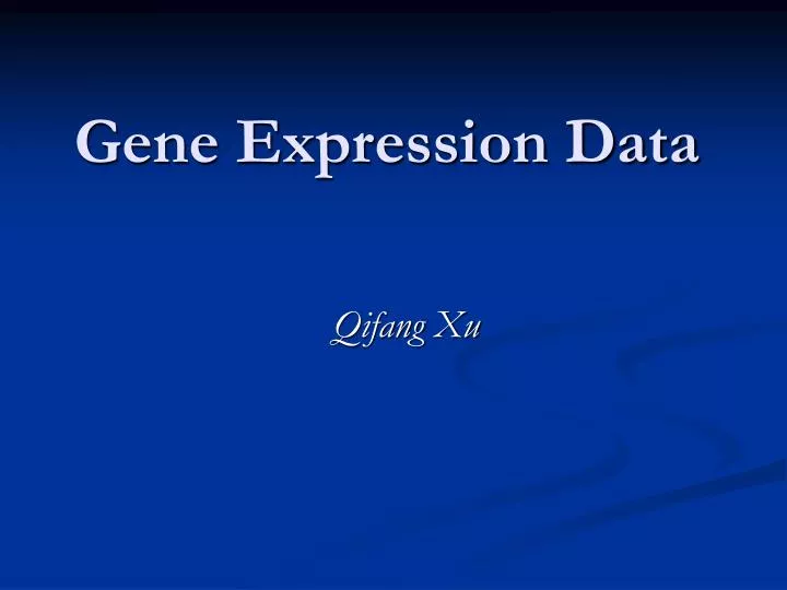 gene expression data