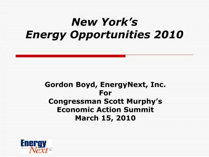 new york s energy opportunities 2010
