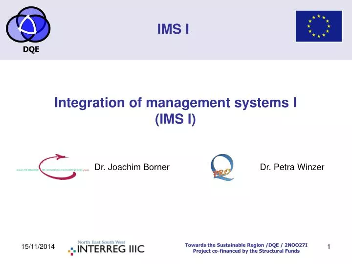 integration of management systems i ims i