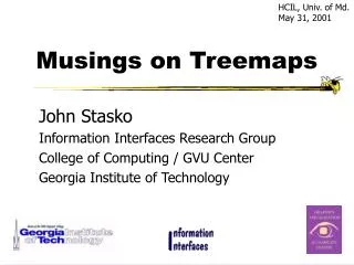 Musings on Treemaps