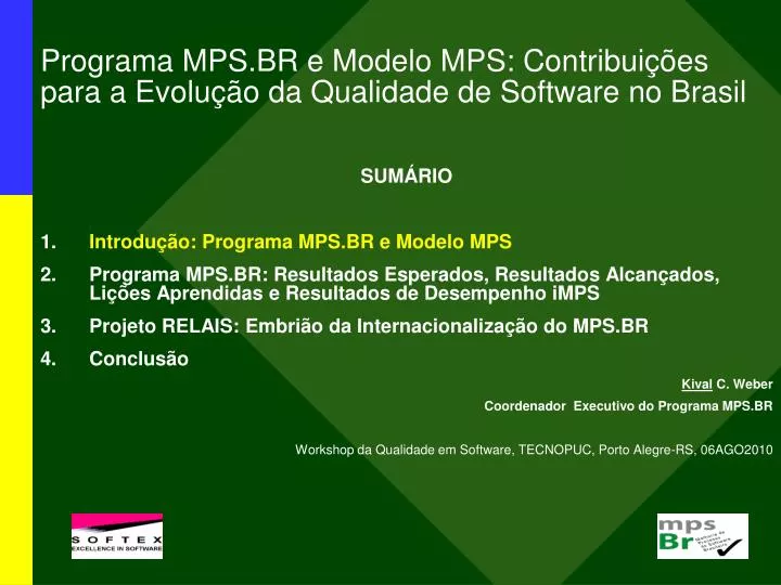 programa mps br e modelo mps contribui es para a evolu o da qualidade de software no brasil