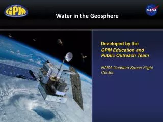 Water in the Geosphere